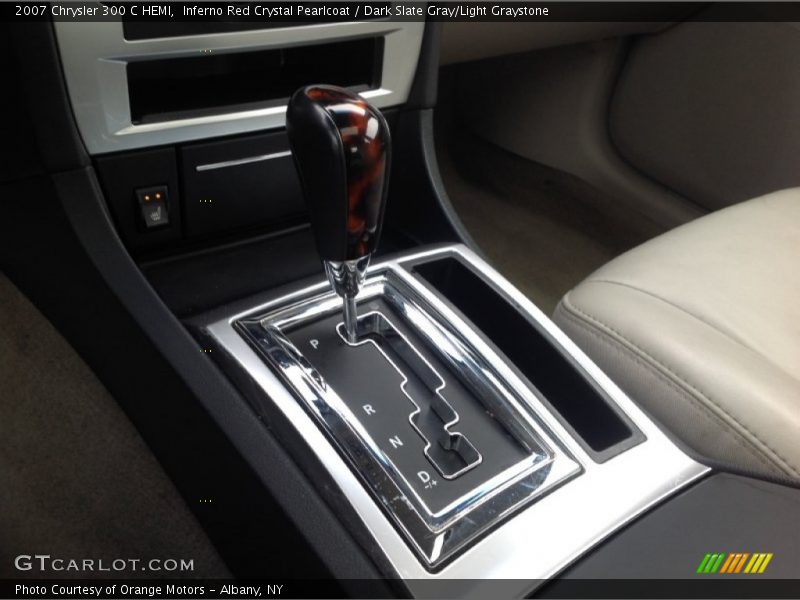 Inferno Red Crystal Pearlcoat / Dark Slate Gray/Light Graystone 2007 Chrysler 300 C HEMI