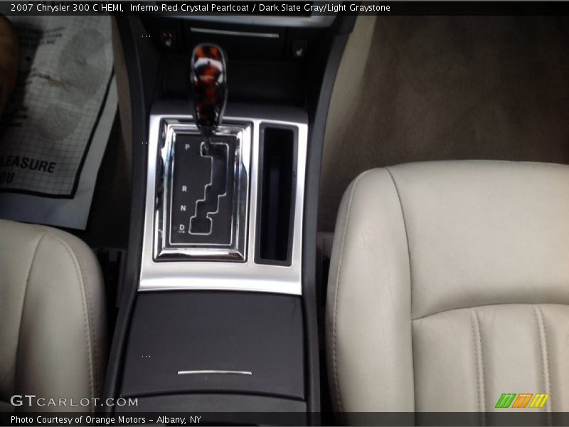 Inferno Red Crystal Pearlcoat / Dark Slate Gray/Light Graystone 2007 Chrysler 300 C HEMI