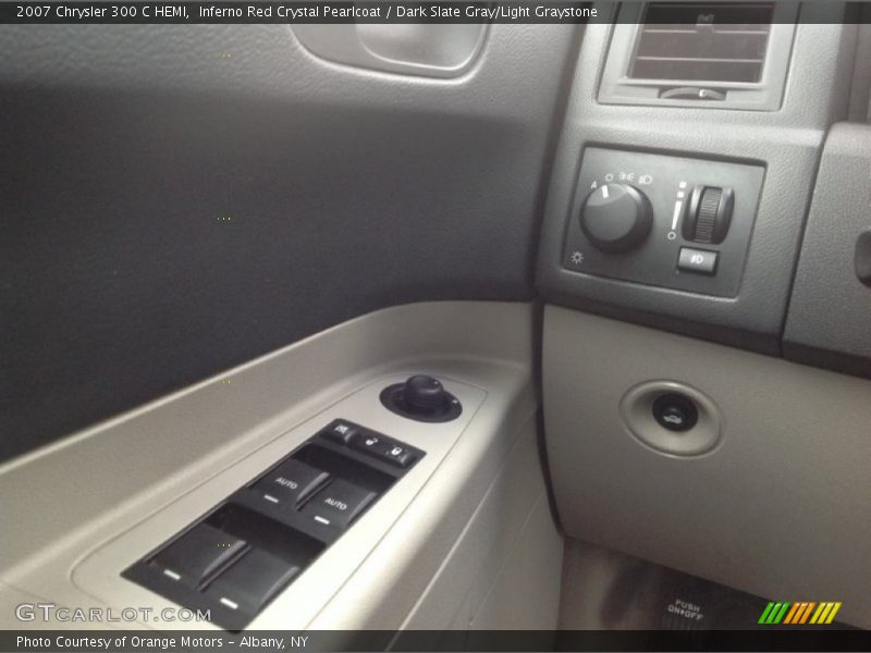 Inferno Red Crystal Pearlcoat / Dark Slate Gray/Light Graystone 2007 Chrysler 300 C HEMI
