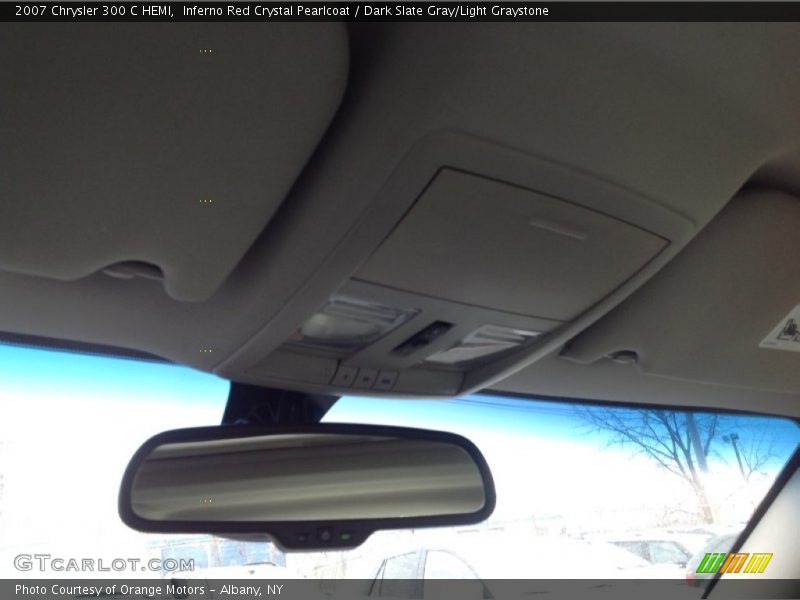 Inferno Red Crystal Pearlcoat / Dark Slate Gray/Light Graystone 2007 Chrysler 300 C HEMI