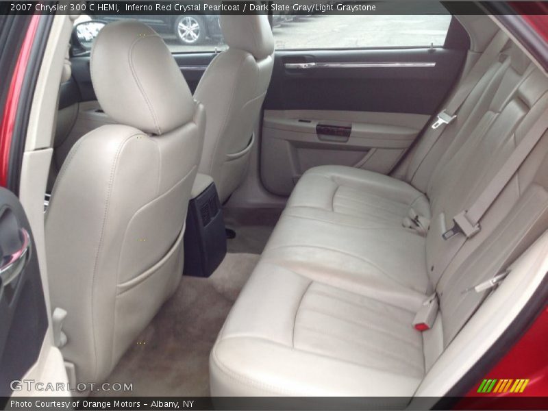 Inferno Red Crystal Pearlcoat / Dark Slate Gray/Light Graystone 2007 Chrysler 300 C HEMI