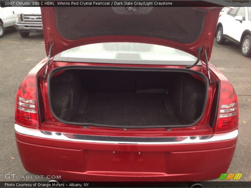 Inferno Red Crystal Pearlcoat / Dark Slate Gray/Light Graystone 2007 Chrysler 300 C HEMI