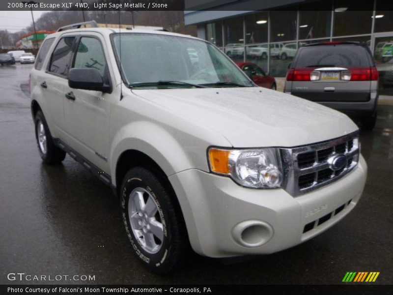 Light Sage Metallic / Stone 2008 Ford Escape XLT 4WD