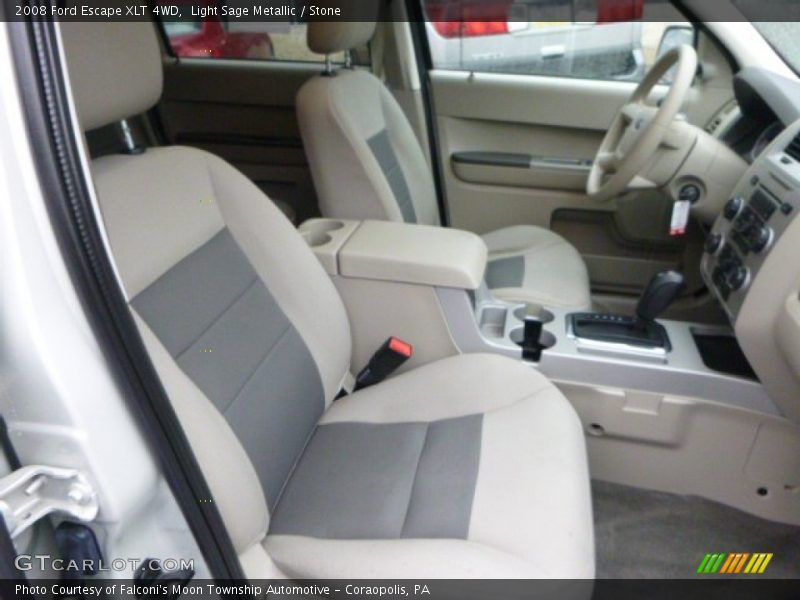 Light Sage Metallic / Stone 2008 Ford Escape XLT 4WD