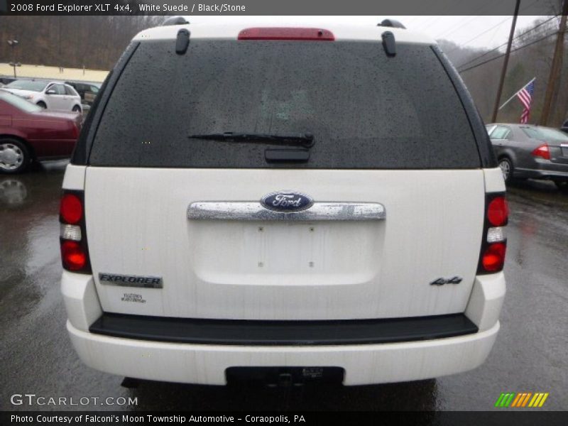 White Suede / Black/Stone 2008 Ford Explorer XLT 4x4