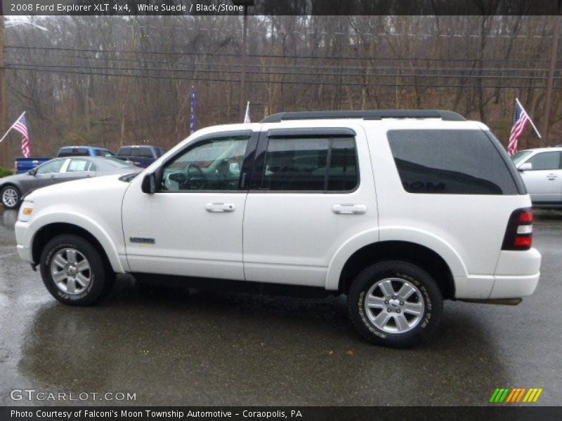 White Suede / Black/Stone 2008 Ford Explorer XLT 4x4