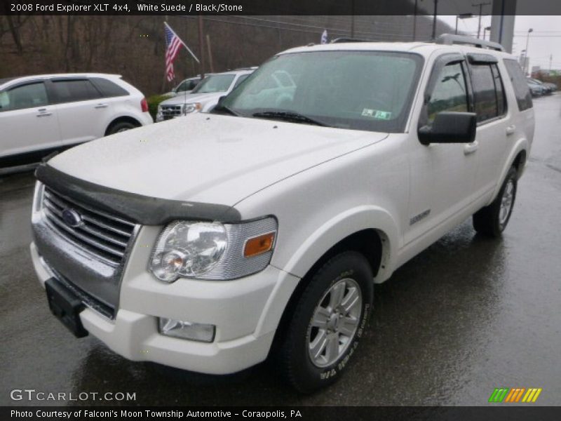 White Suede / Black/Stone 2008 Ford Explorer XLT 4x4