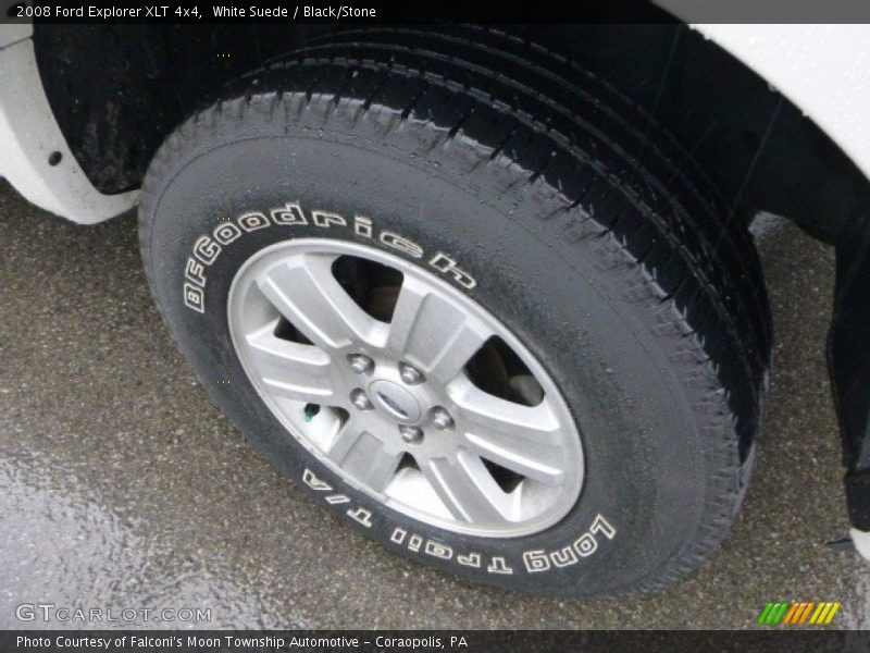 White Suede / Black/Stone 2008 Ford Explorer XLT 4x4