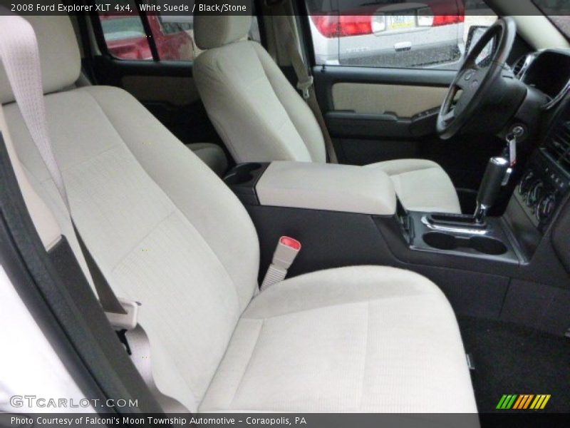 White Suede / Black/Stone 2008 Ford Explorer XLT 4x4