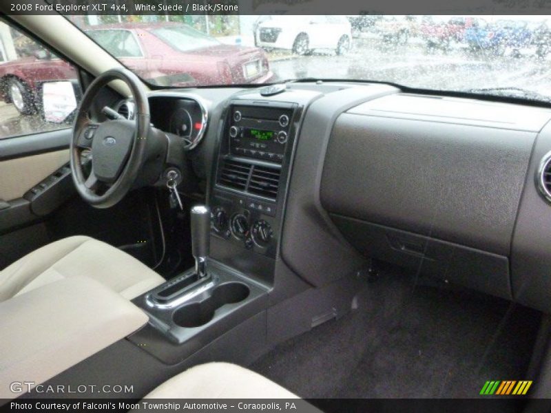 White Suede / Black/Stone 2008 Ford Explorer XLT 4x4