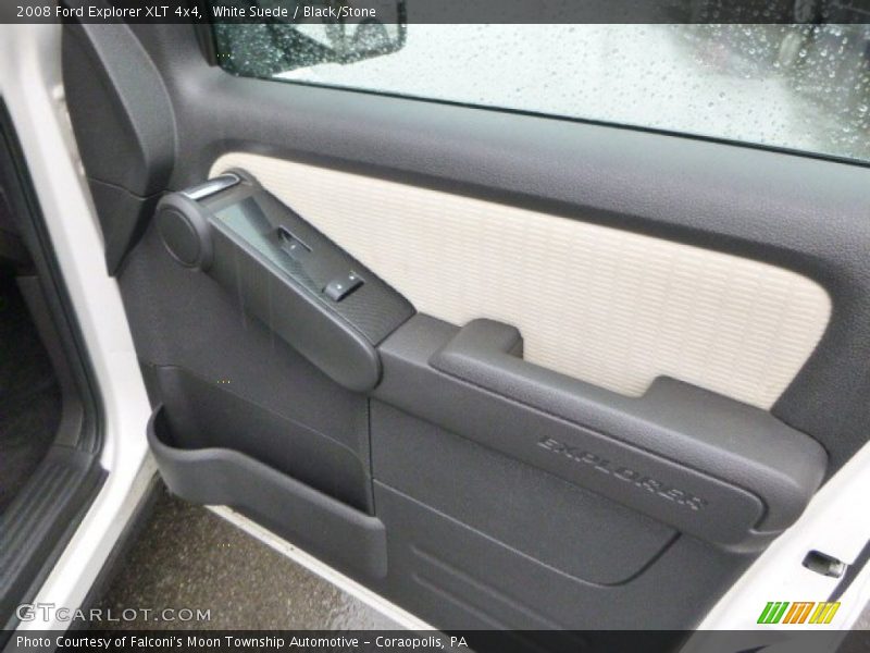 White Suede / Black/Stone 2008 Ford Explorer XLT 4x4
