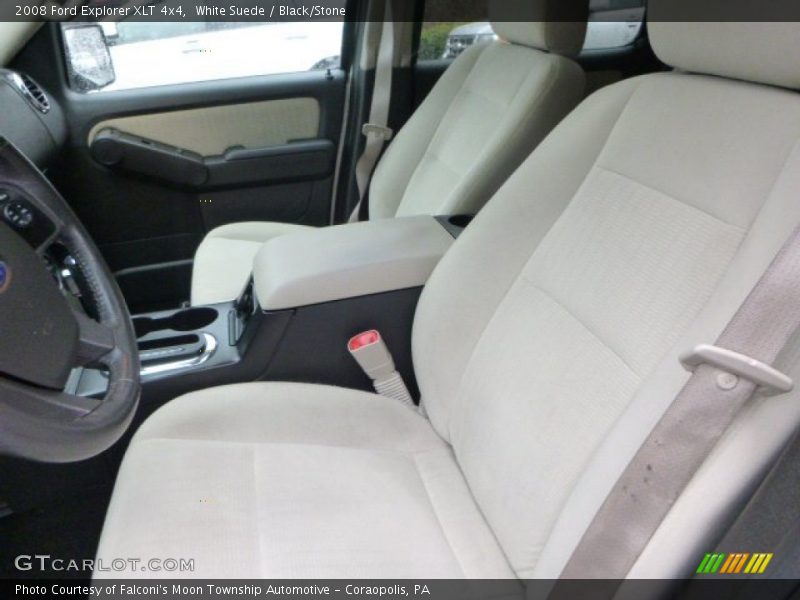 White Suede / Black/Stone 2008 Ford Explorer XLT 4x4