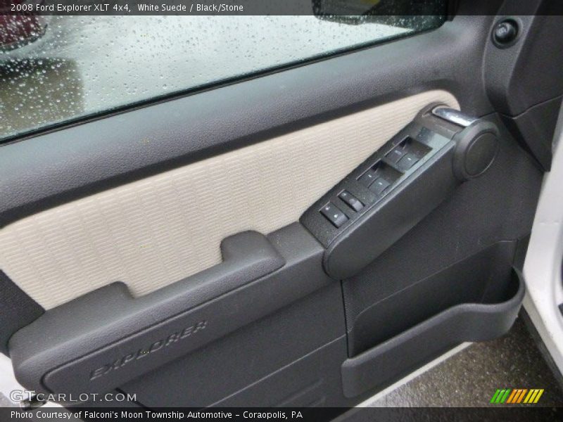 White Suede / Black/Stone 2008 Ford Explorer XLT 4x4