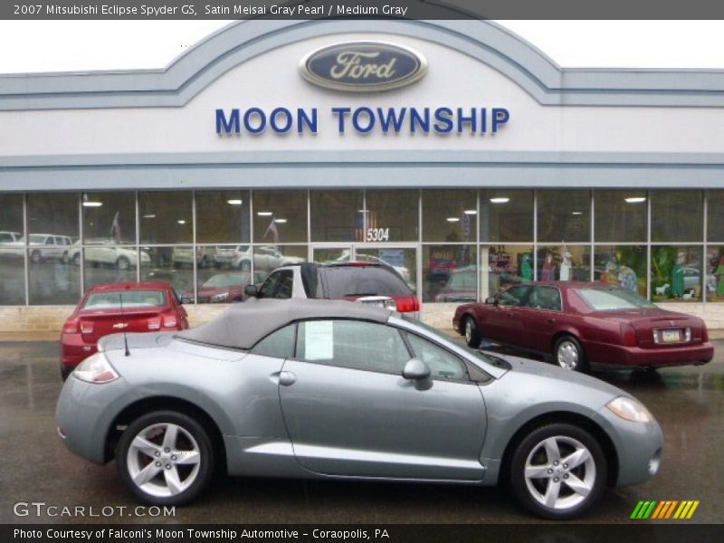 Satin Meisai Gray Pearl / Medium Gray 2007 Mitsubishi Eclipse Spyder GS