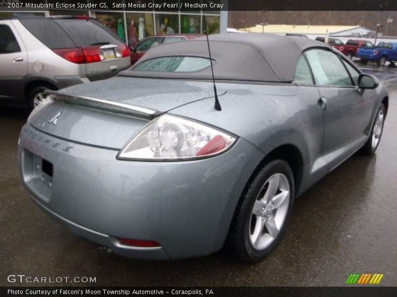 Satin Meisai Gray Pearl / Medium Gray 2007 Mitsubishi Eclipse Spyder GS