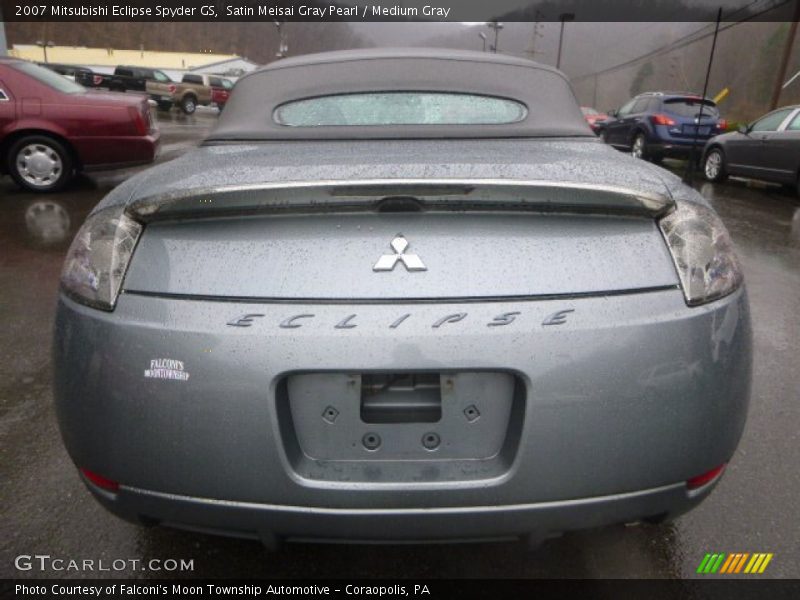 Satin Meisai Gray Pearl / Medium Gray 2007 Mitsubishi Eclipse Spyder GS