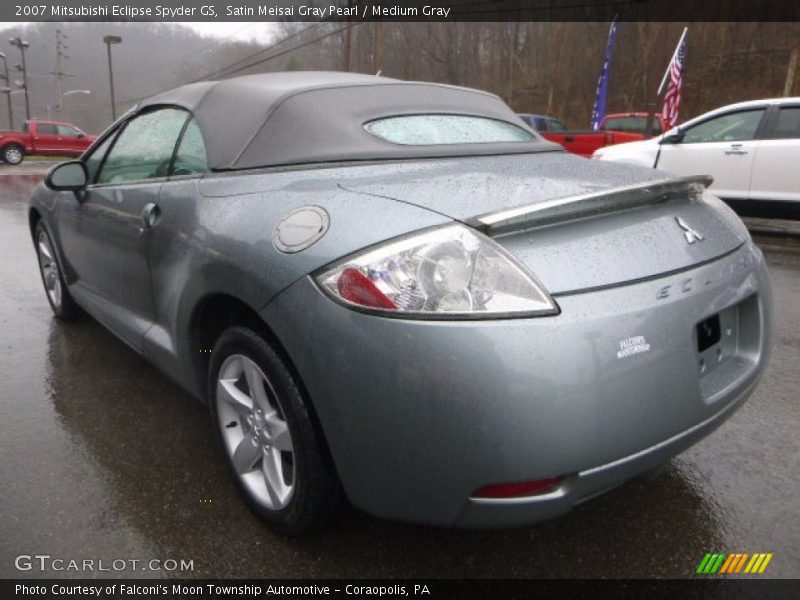 Satin Meisai Gray Pearl / Medium Gray 2007 Mitsubishi Eclipse Spyder GS