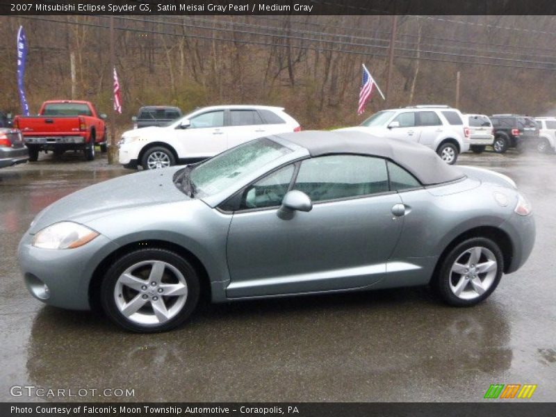 Satin Meisai Gray Pearl / Medium Gray 2007 Mitsubishi Eclipse Spyder GS