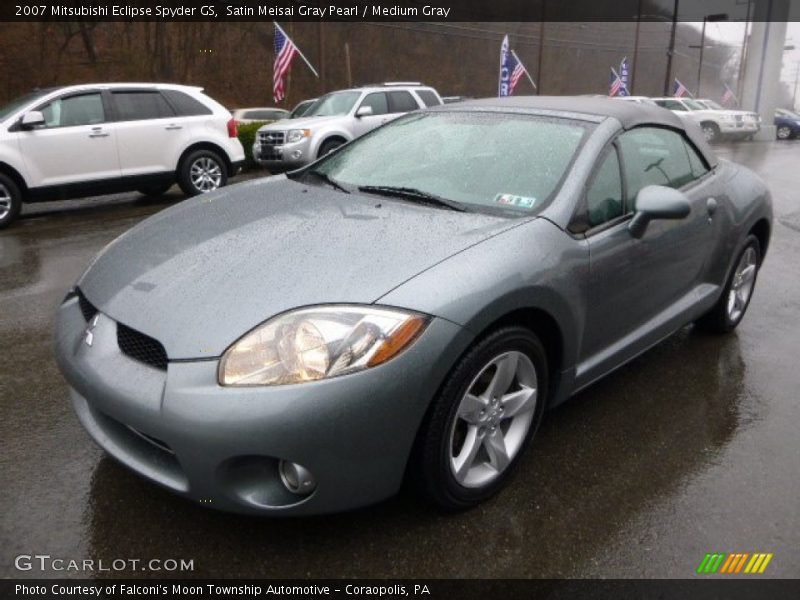Satin Meisai Gray Pearl / Medium Gray 2007 Mitsubishi Eclipse Spyder GS