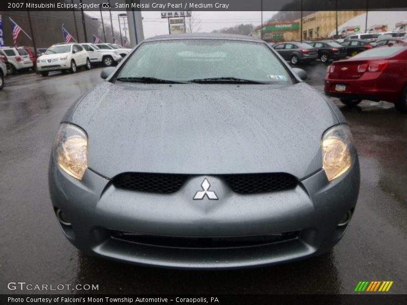 Satin Meisai Gray Pearl / Medium Gray 2007 Mitsubishi Eclipse Spyder GS