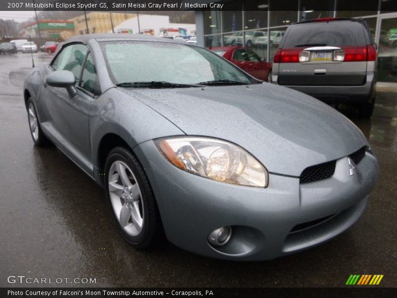 Satin Meisai Gray Pearl / Medium Gray 2007 Mitsubishi Eclipse Spyder GS