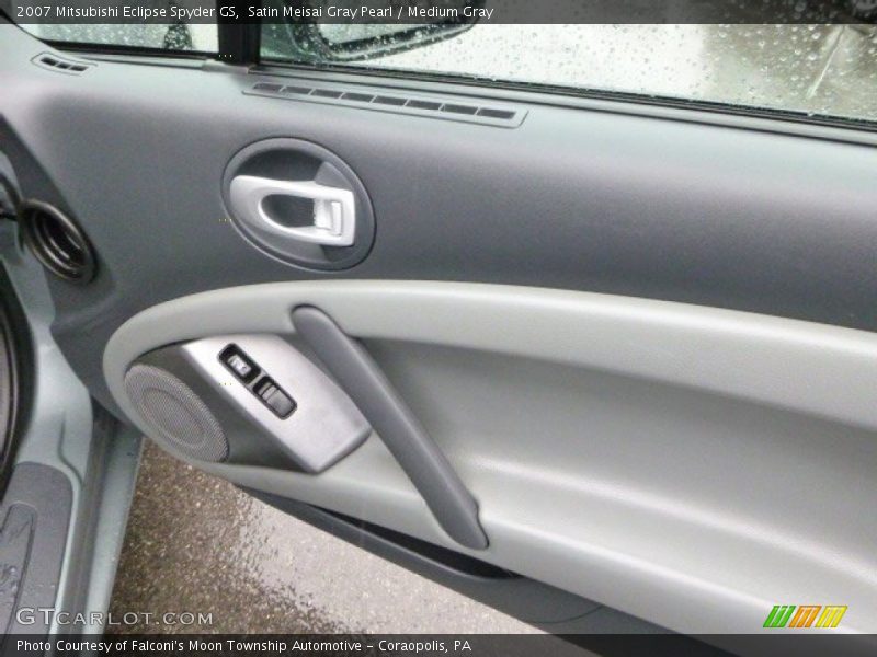 Satin Meisai Gray Pearl / Medium Gray 2007 Mitsubishi Eclipse Spyder GS