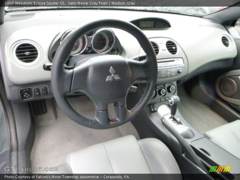 Satin Meisai Gray Pearl / Medium Gray 2007 Mitsubishi Eclipse Spyder GS