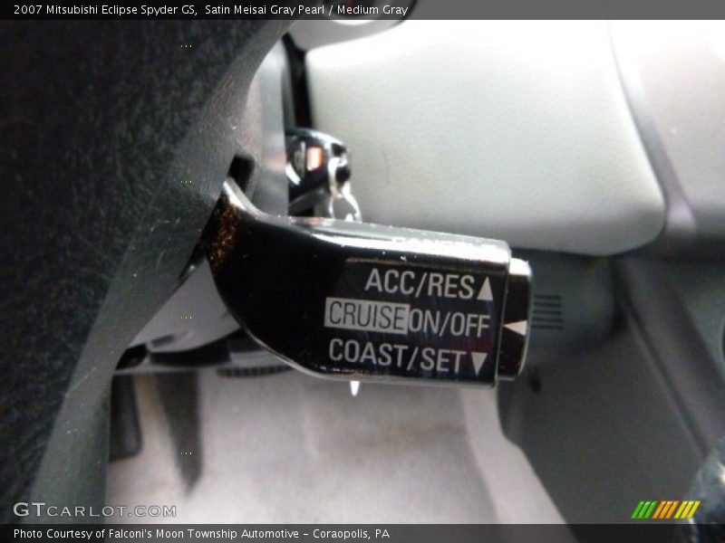 Satin Meisai Gray Pearl / Medium Gray 2007 Mitsubishi Eclipse Spyder GS