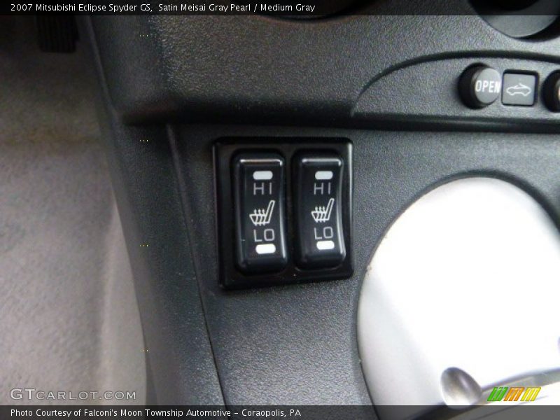 Satin Meisai Gray Pearl / Medium Gray 2007 Mitsubishi Eclipse Spyder GS