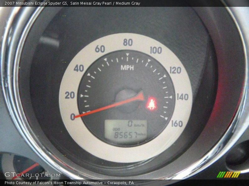 Satin Meisai Gray Pearl / Medium Gray 2007 Mitsubishi Eclipse Spyder GS