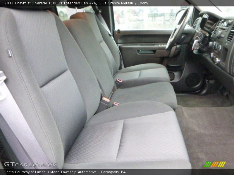 Blue Granite Metallic / Ebony 2011 Chevrolet Silverado 1500 LT Extended Cab 4x4
