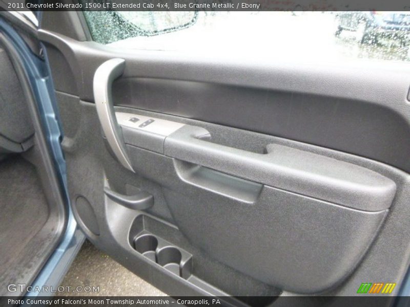 Blue Granite Metallic / Ebony 2011 Chevrolet Silverado 1500 LT Extended Cab 4x4