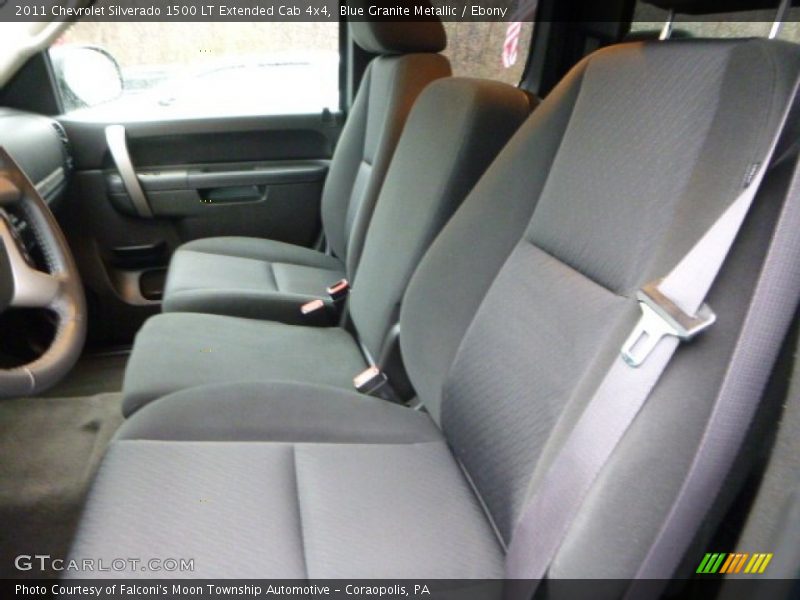 Blue Granite Metallic / Ebony 2011 Chevrolet Silverado 1500 LT Extended Cab 4x4