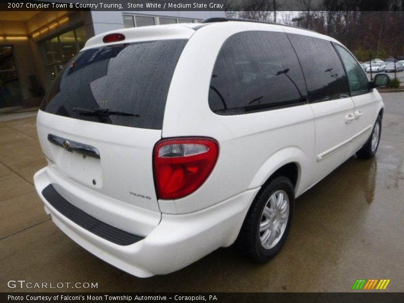 Stone White / Medium Slate Gray 2007 Chrysler Town & Country Touring