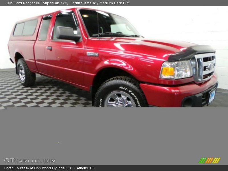 Redfire Metallic / Medium Dark Flint 2009 Ford Ranger XLT SuperCab 4x4