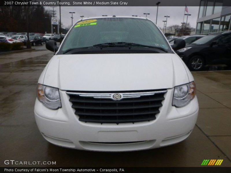 Stone White / Medium Slate Gray 2007 Chrysler Town & Country Touring