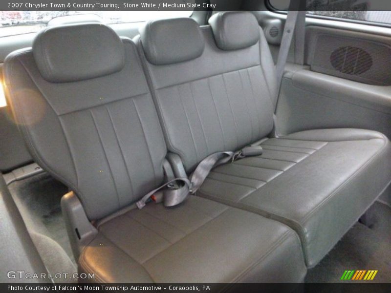 Stone White / Medium Slate Gray 2007 Chrysler Town & Country Touring