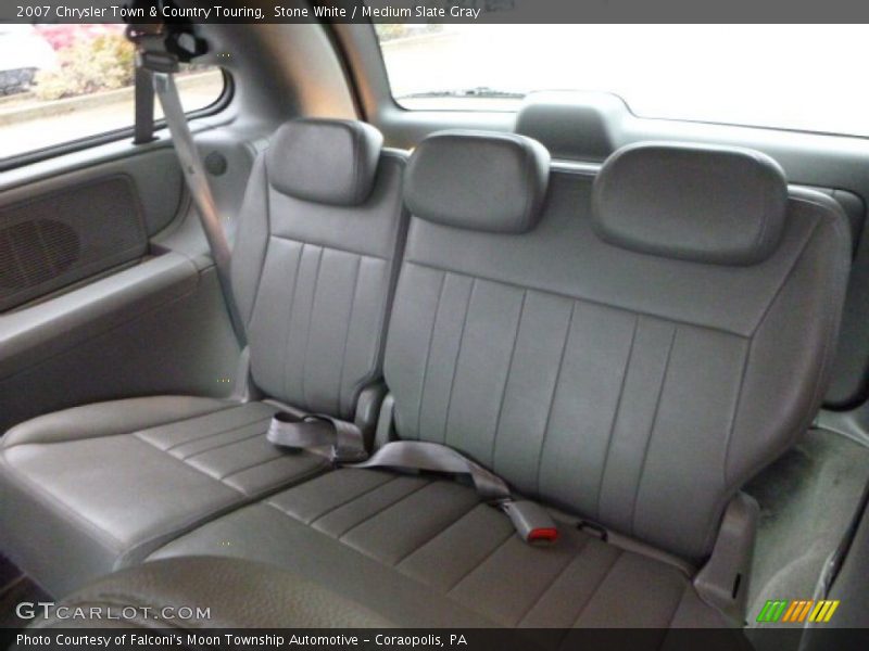 Stone White / Medium Slate Gray 2007 Chrysler Town & Country Touring