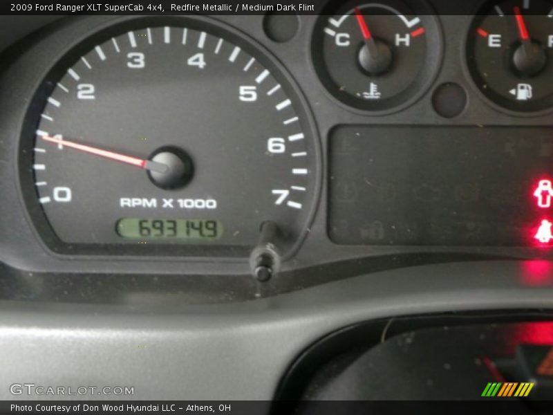 Redfire Metallic / Medium Dark Flint 2009 Ford Ranger XLT SuperCab 4x4
