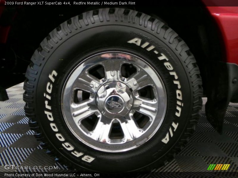 Redfire Metallic / Medium Dark Flint 2009 Ford Ranger XLT SuperCab 4x4