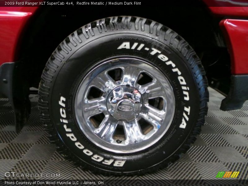 Redfire Metallic / Medium Dark Flint 2009 Ford Ranger XLT SuperCab 4x4