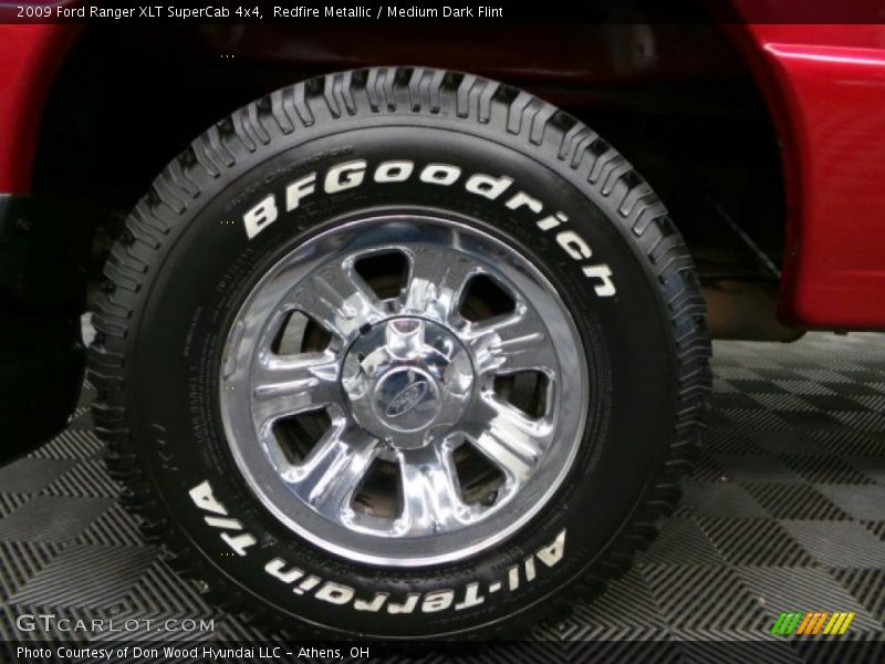 Redfire Metallic / Medium Dark Flint 2009 Ford Ranger XLT SuperCab 4x4