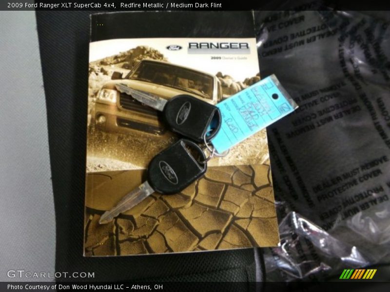 Redfire Metallic / Medium Dark Flint 2009 Ford Ranger XLT SuperCab 4x4