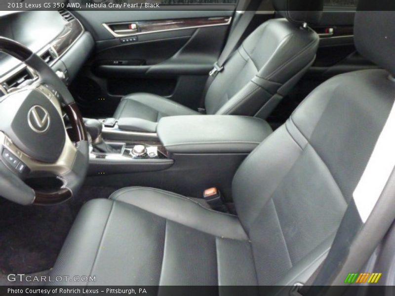 Nebula Gray Pearl / Black 2013 Lexus GS 350 AWD