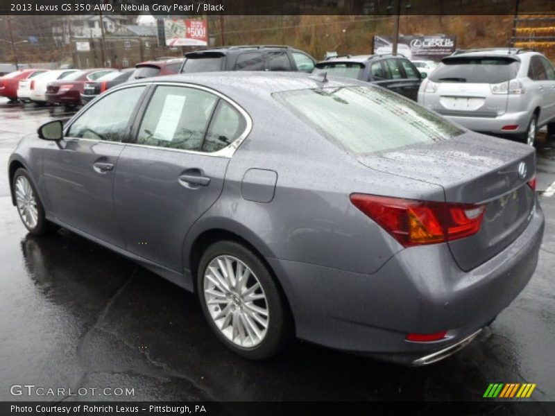 Nebula Gray Pearl / Black 2013 Lexus GS 350 AWD