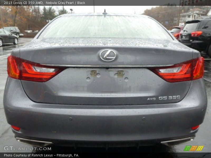 Nebula Gray Pearl / Black 2013 Lexus GS 350 AWD