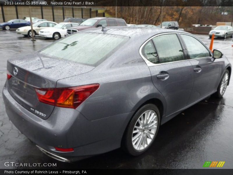 Nebula Gray Pearl / Black 2013 Lexus GS 350 AWD