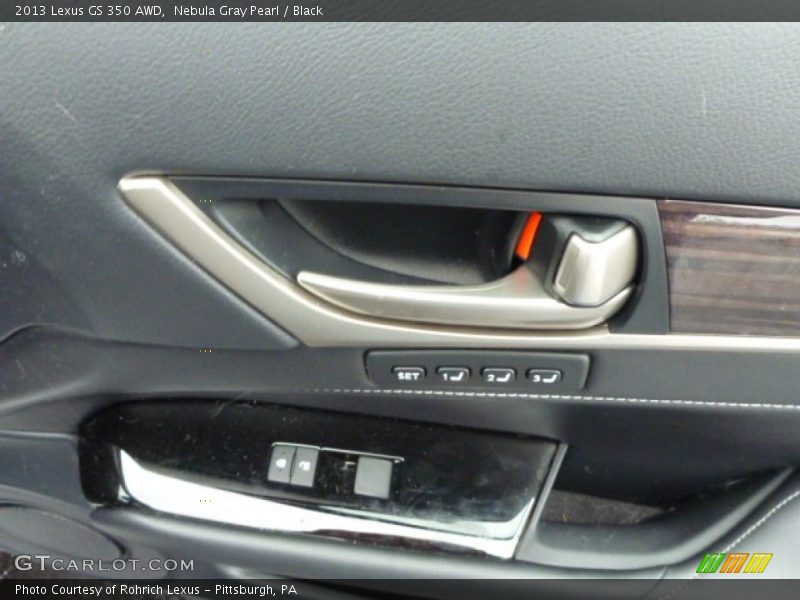 Nebula Gray Pearl / Black 2013 Lexus GS 350 AWD