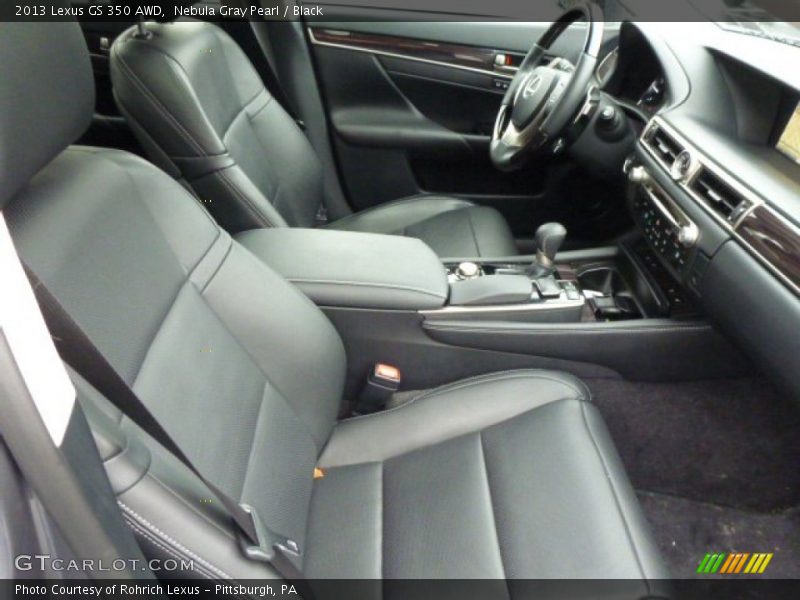 Nebula Gray Pearl / Black 2013 Lexus GS 350 AWD