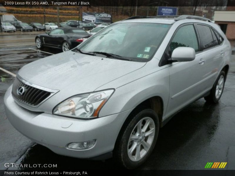 Tungsten Pearl / Black 2009 Lexus RX 350 AWD